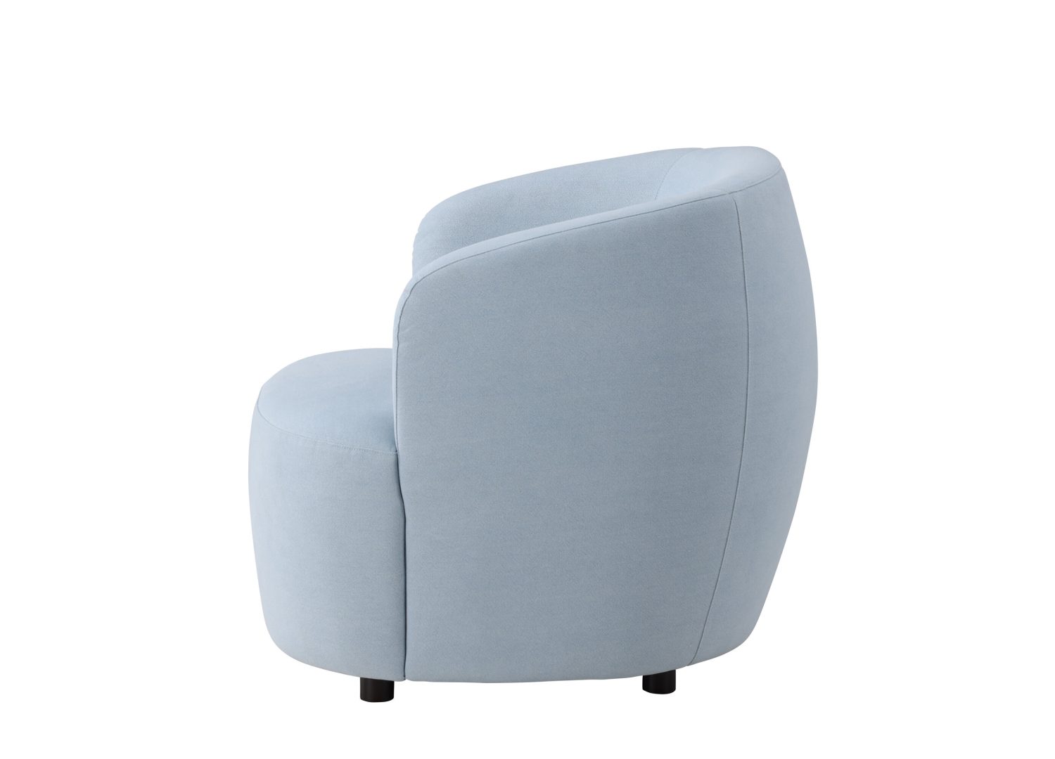 Détail du fauteuil Bobbo bleu
