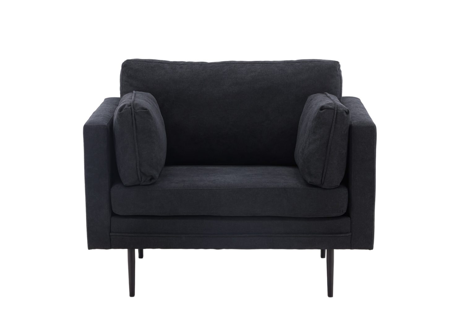 Détail du fauteuil Boom noir