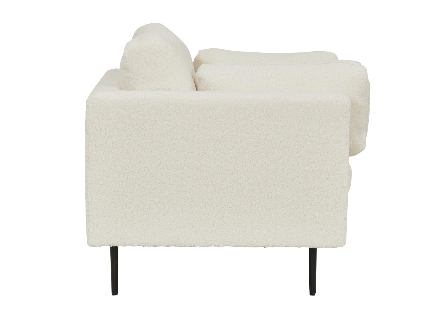 Détail du fauteuil Boom blanc