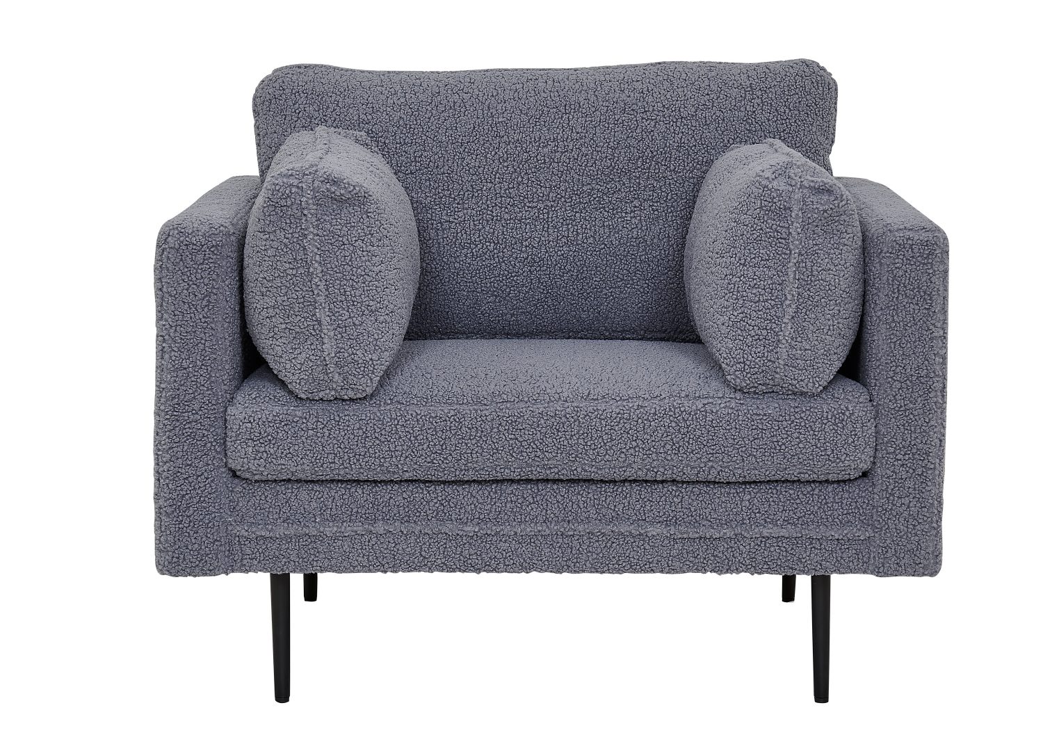 Détail du fauteuil Boom gris foncé