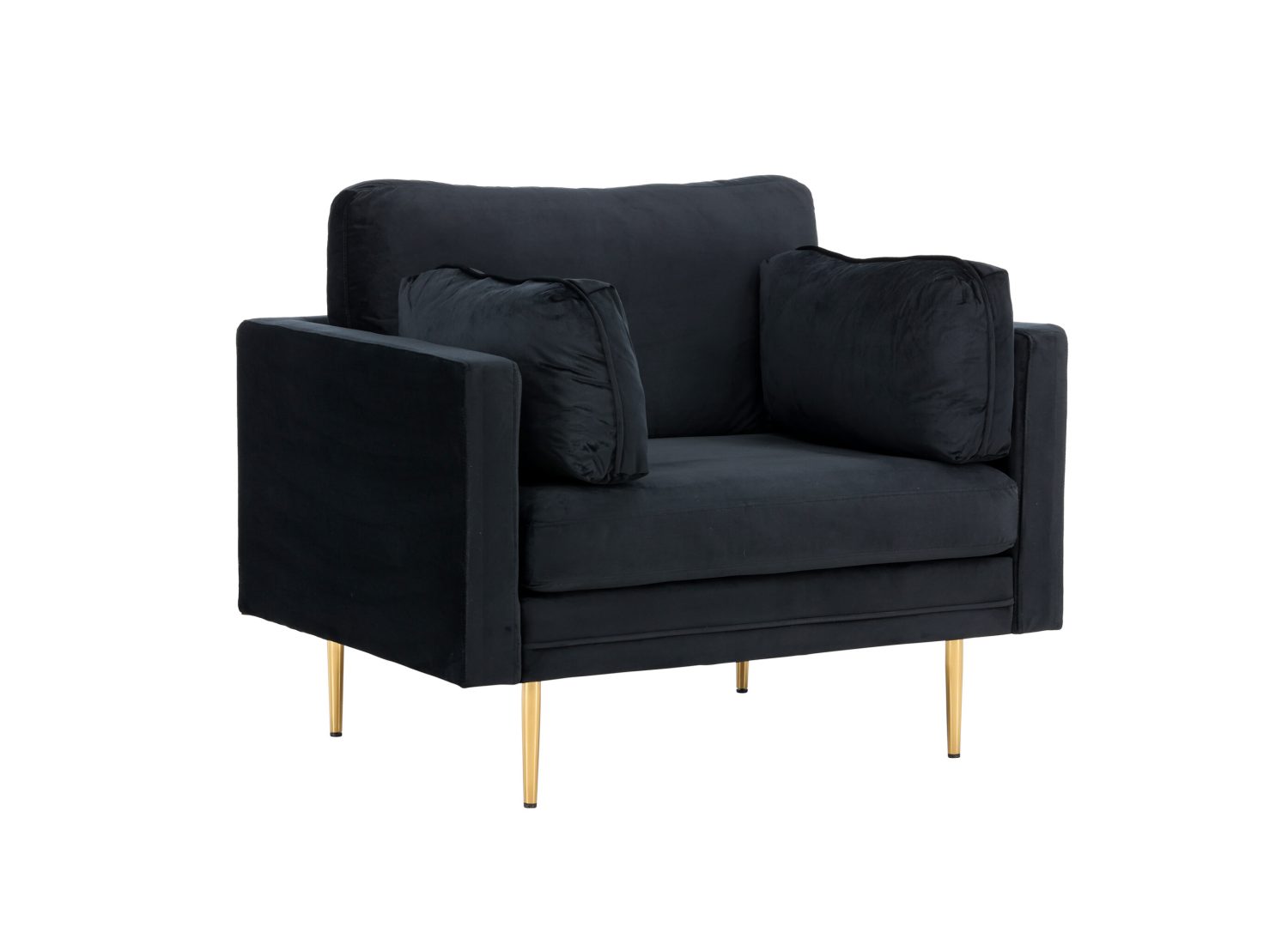 Détail du fauteuil Boom noir