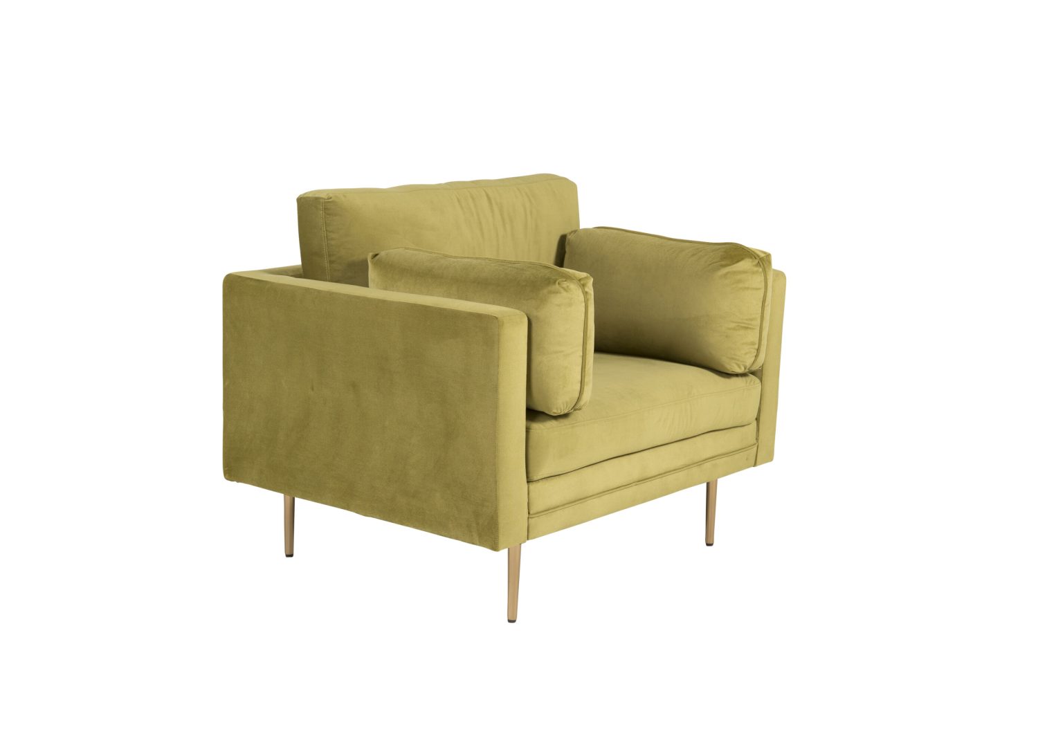 Détail du fauteuil Boom vert