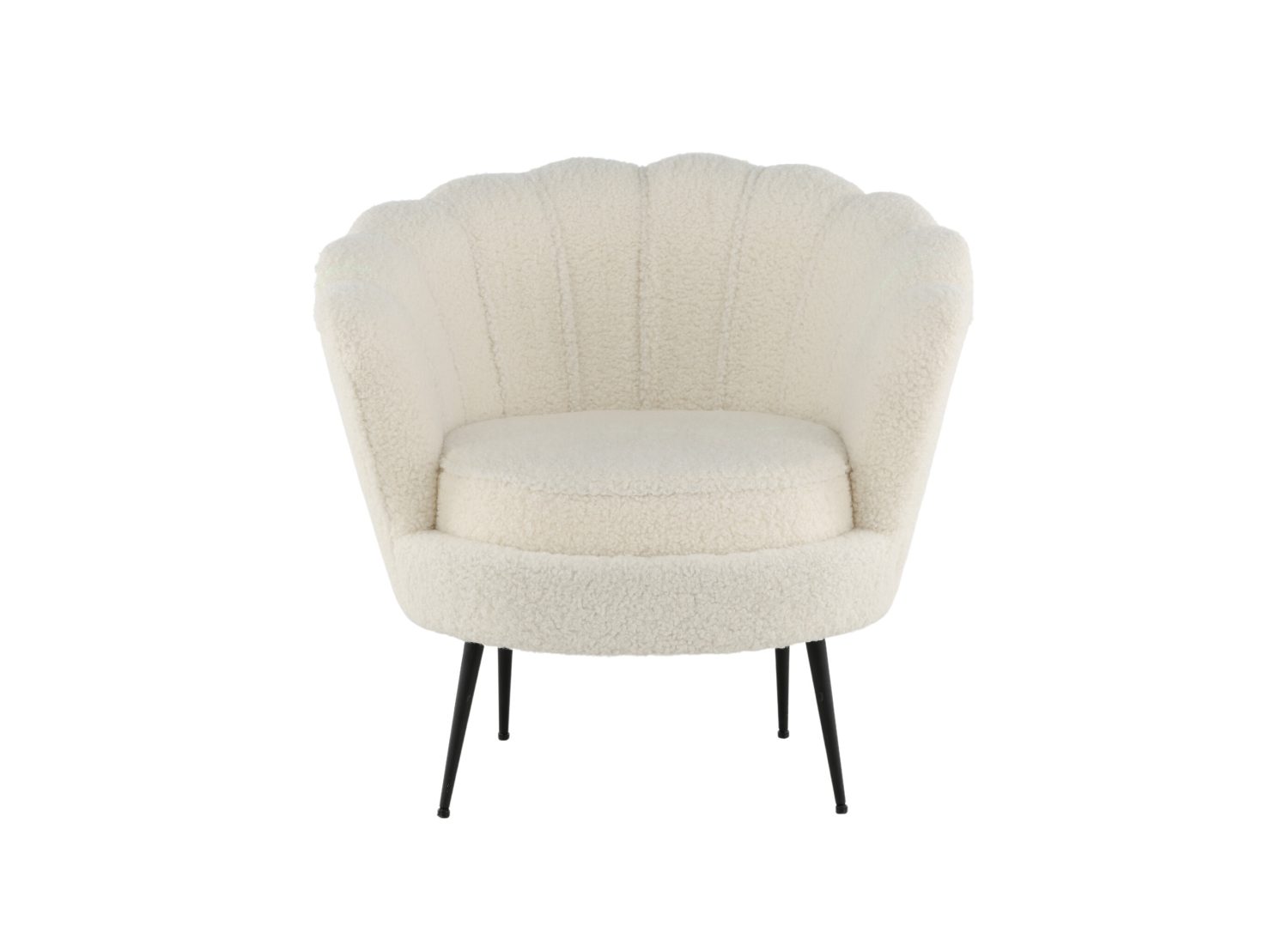 Détail du fauteuil Calais blanc