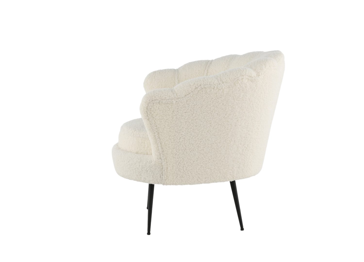 Détail du fauteuil Calais blanc