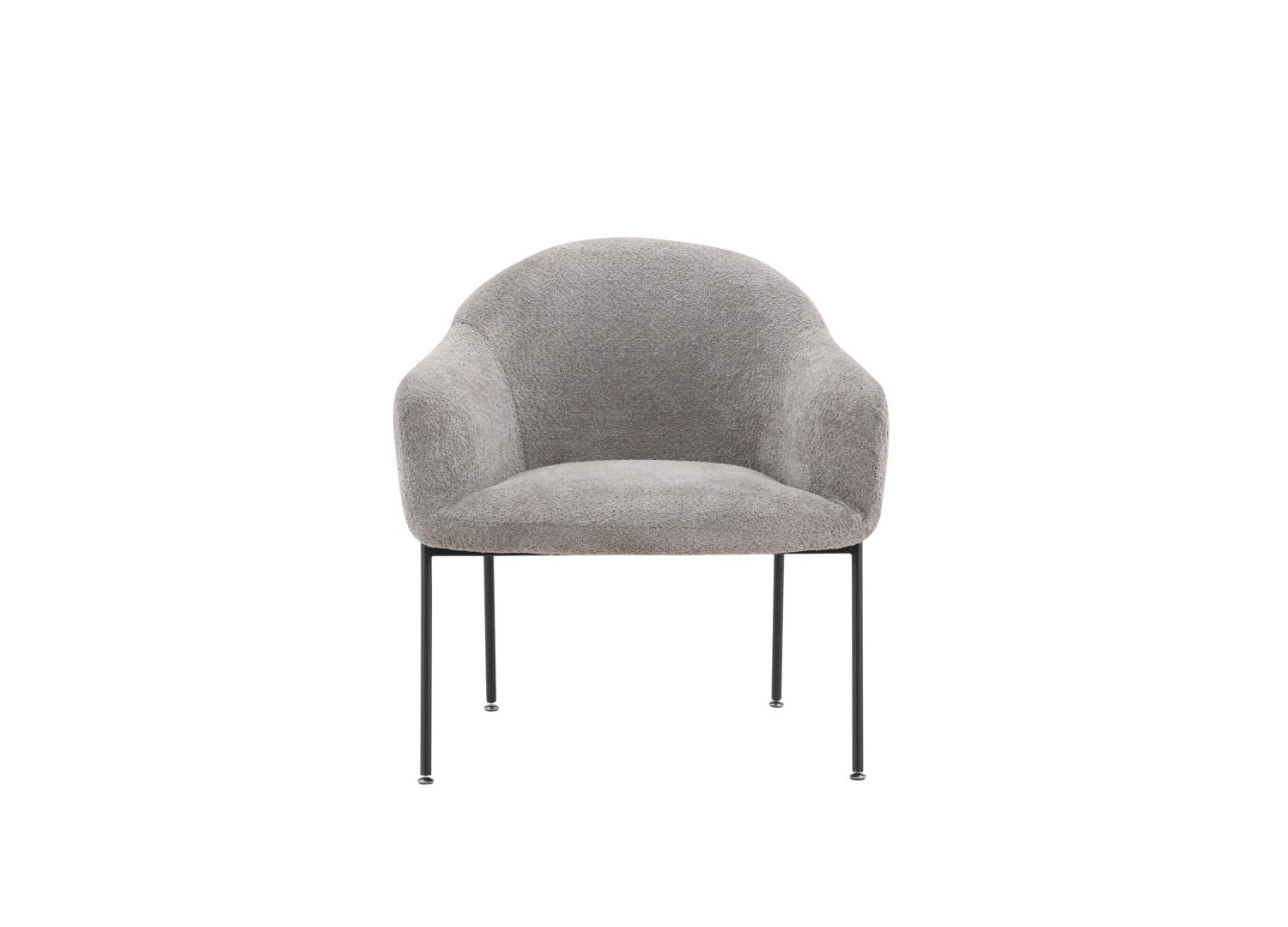 Détail du fauteuil Catania gris clair
