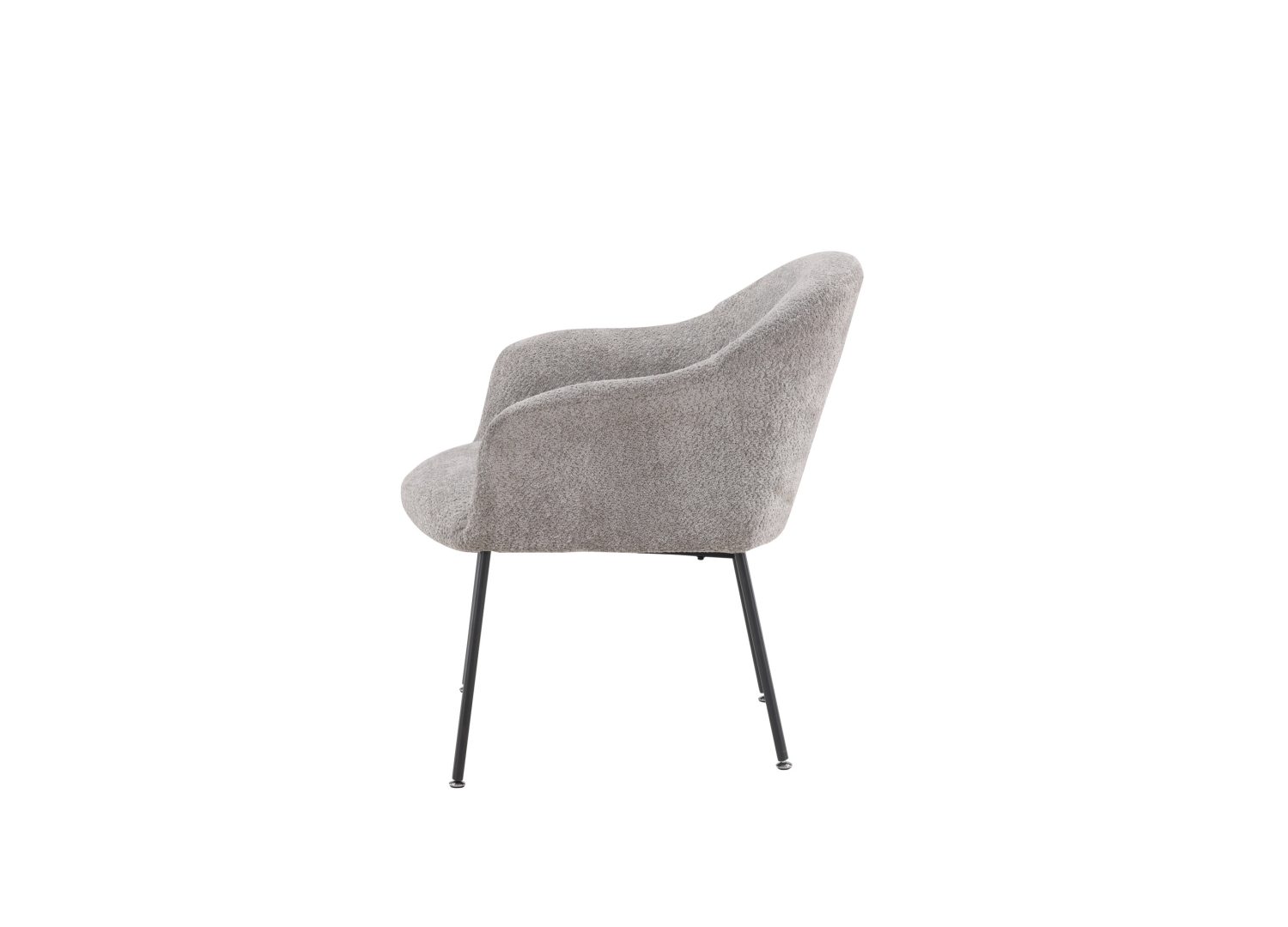 Détail du fauteuil Catania gris clair