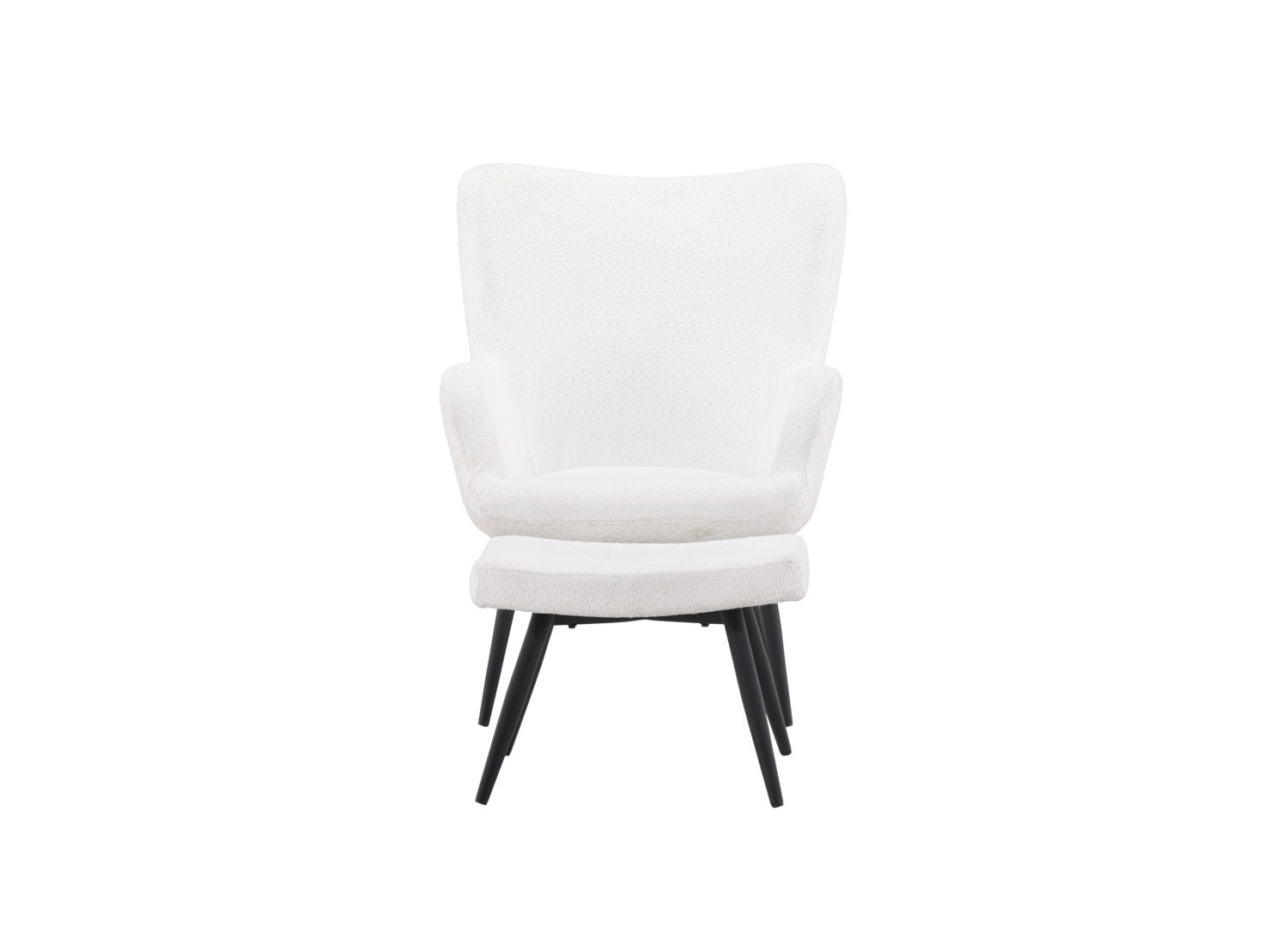 Détail du fauteuil Como blanc