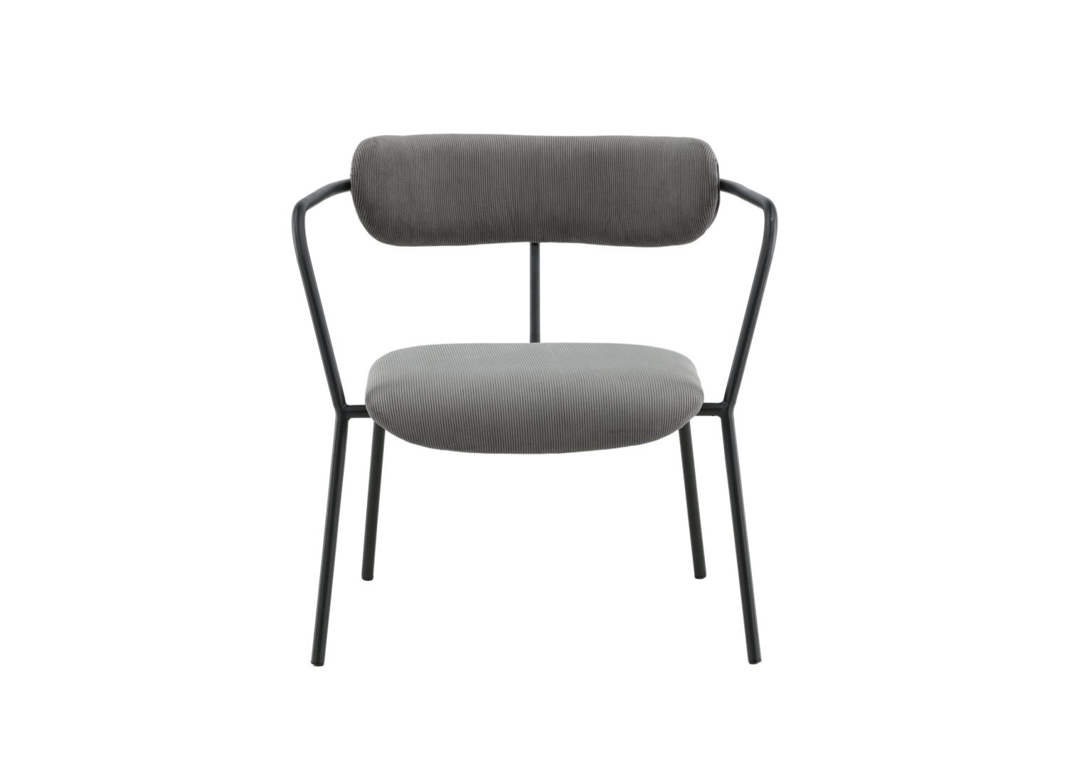 Détail du fauteuil Duffy gris