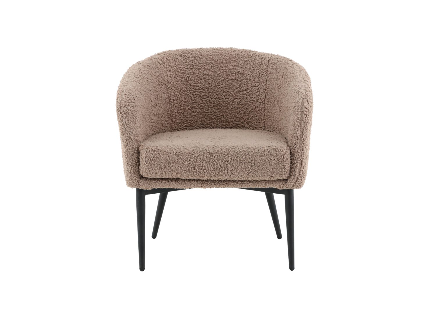 Détail du fauteuil Fluffy marron