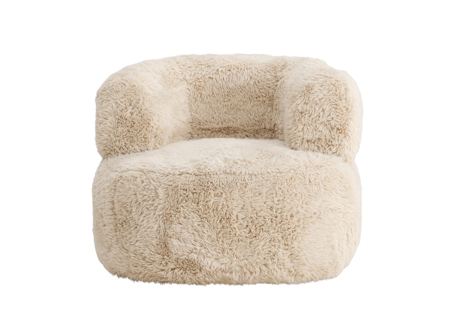 Détail du fauteuil Gert blanc cassé