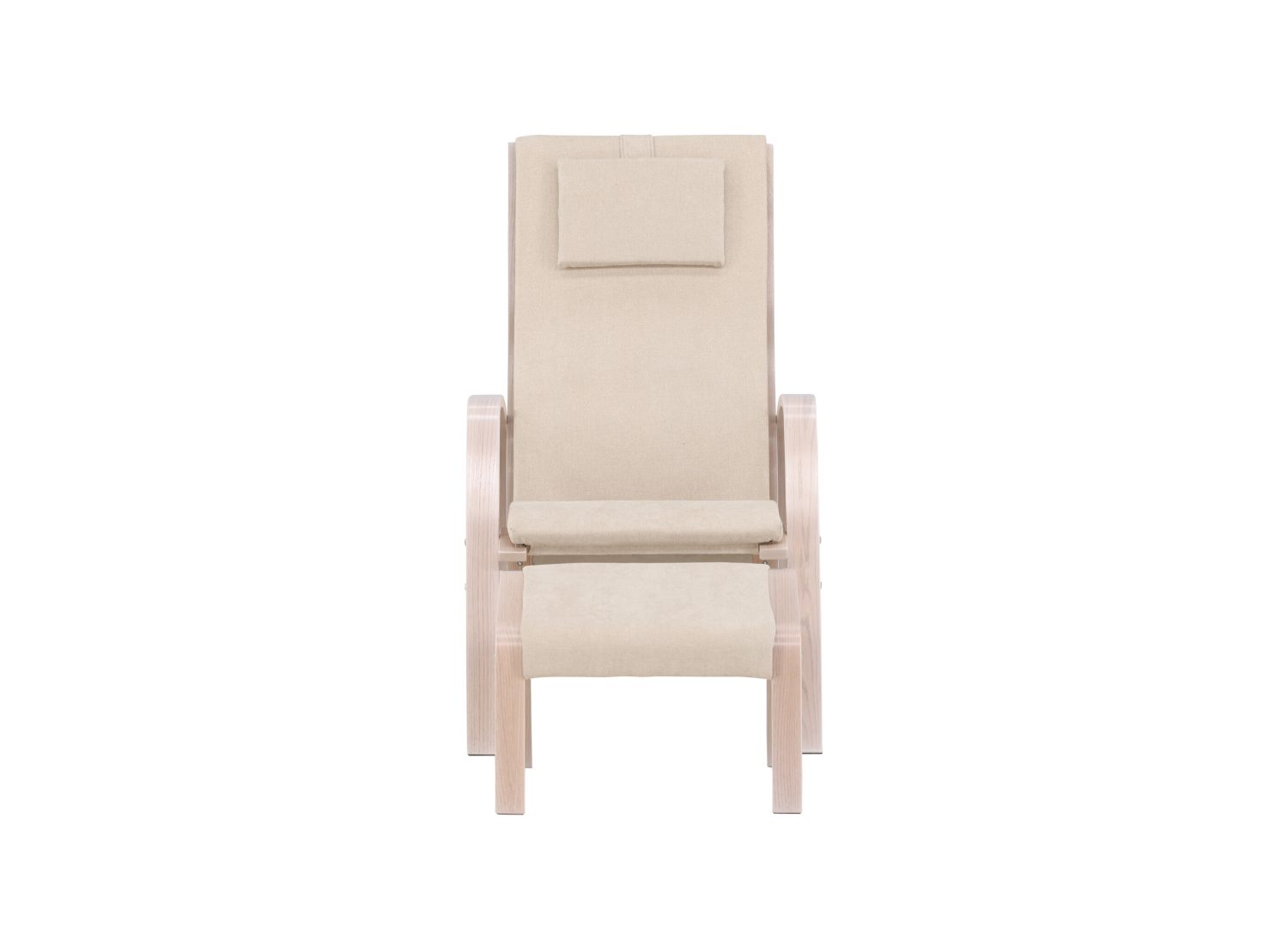 Détail du fauteuil Grötö gris clair