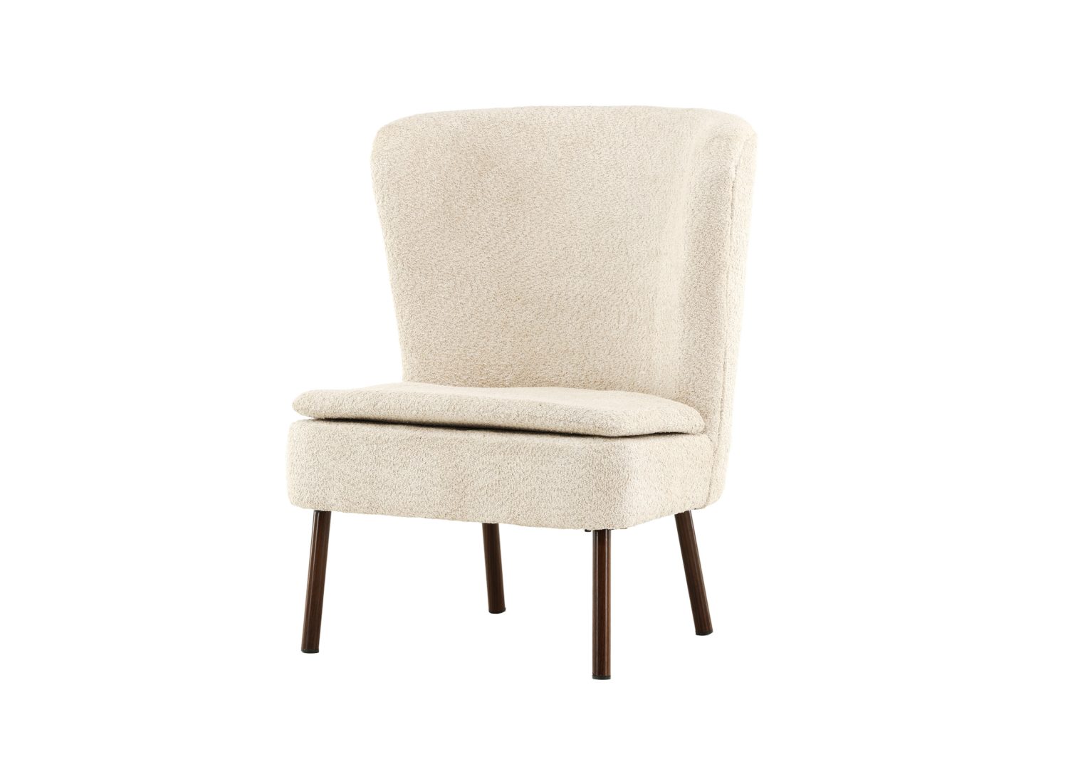 Fauteuil Hällsö en tissu beige vu sous un autre angle