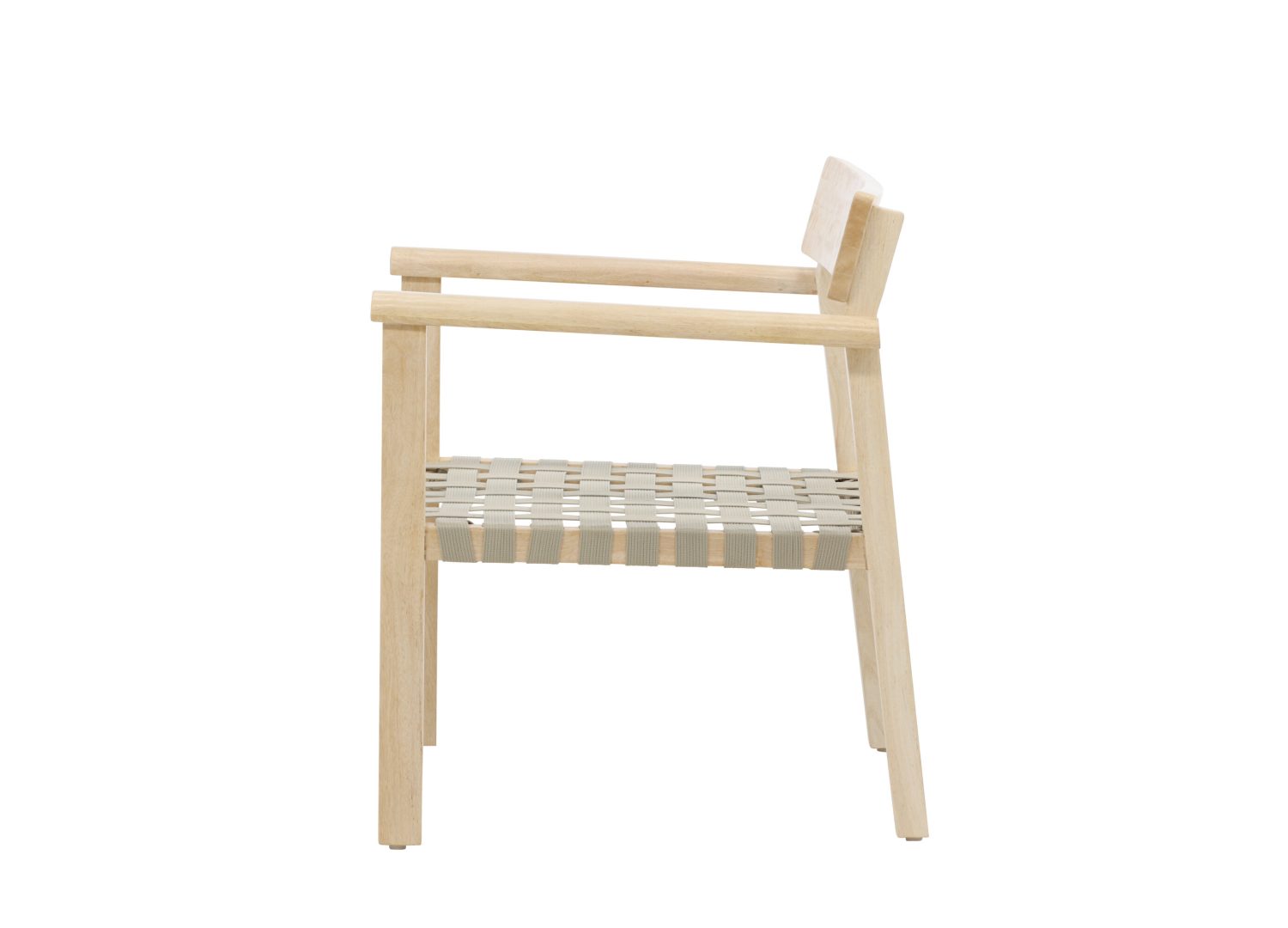 Détail du fauteuil Krois gris