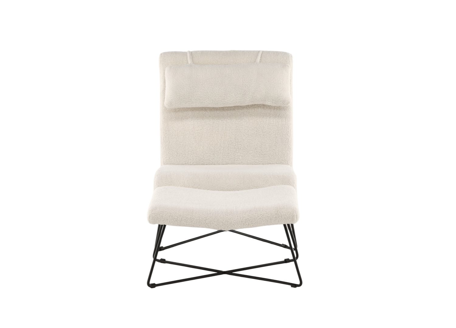 Détail du fauteuil Laconia blanc