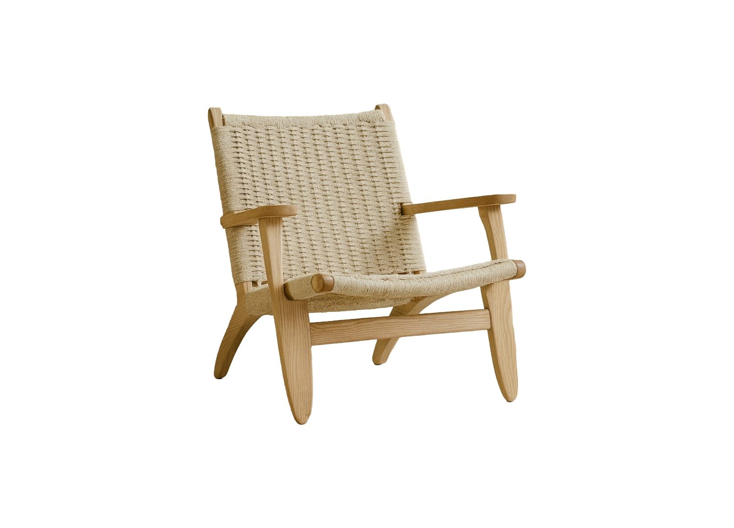 Détail du fauteuil Lazy blanchi