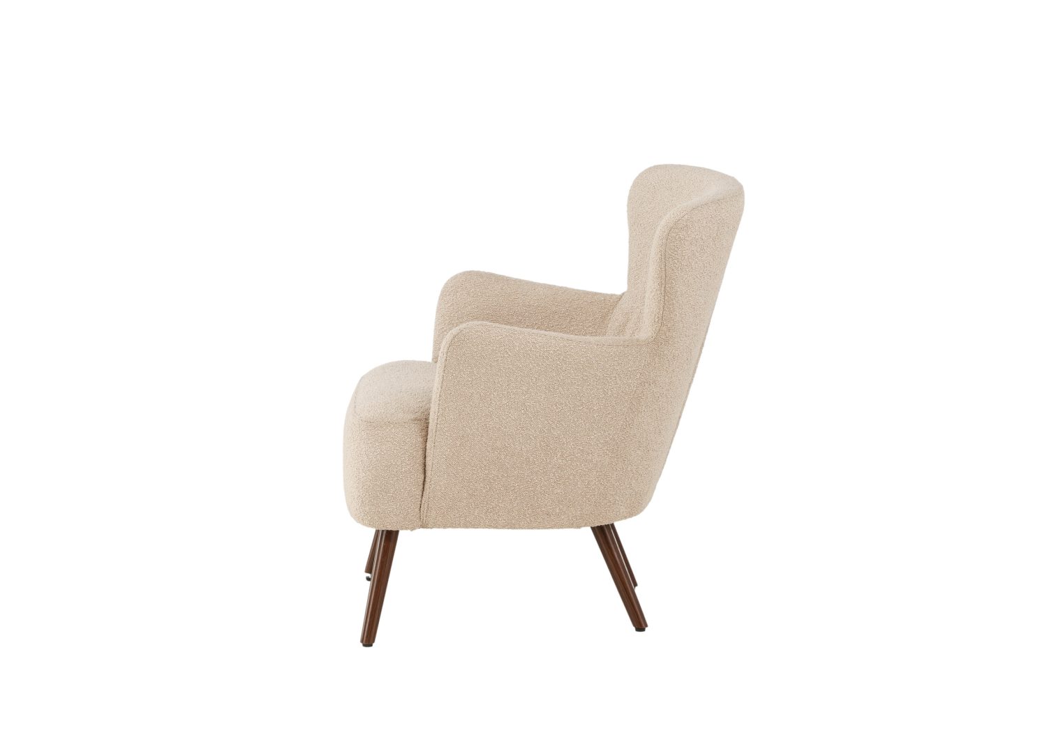 Détail du fauteuil Lincoln beige