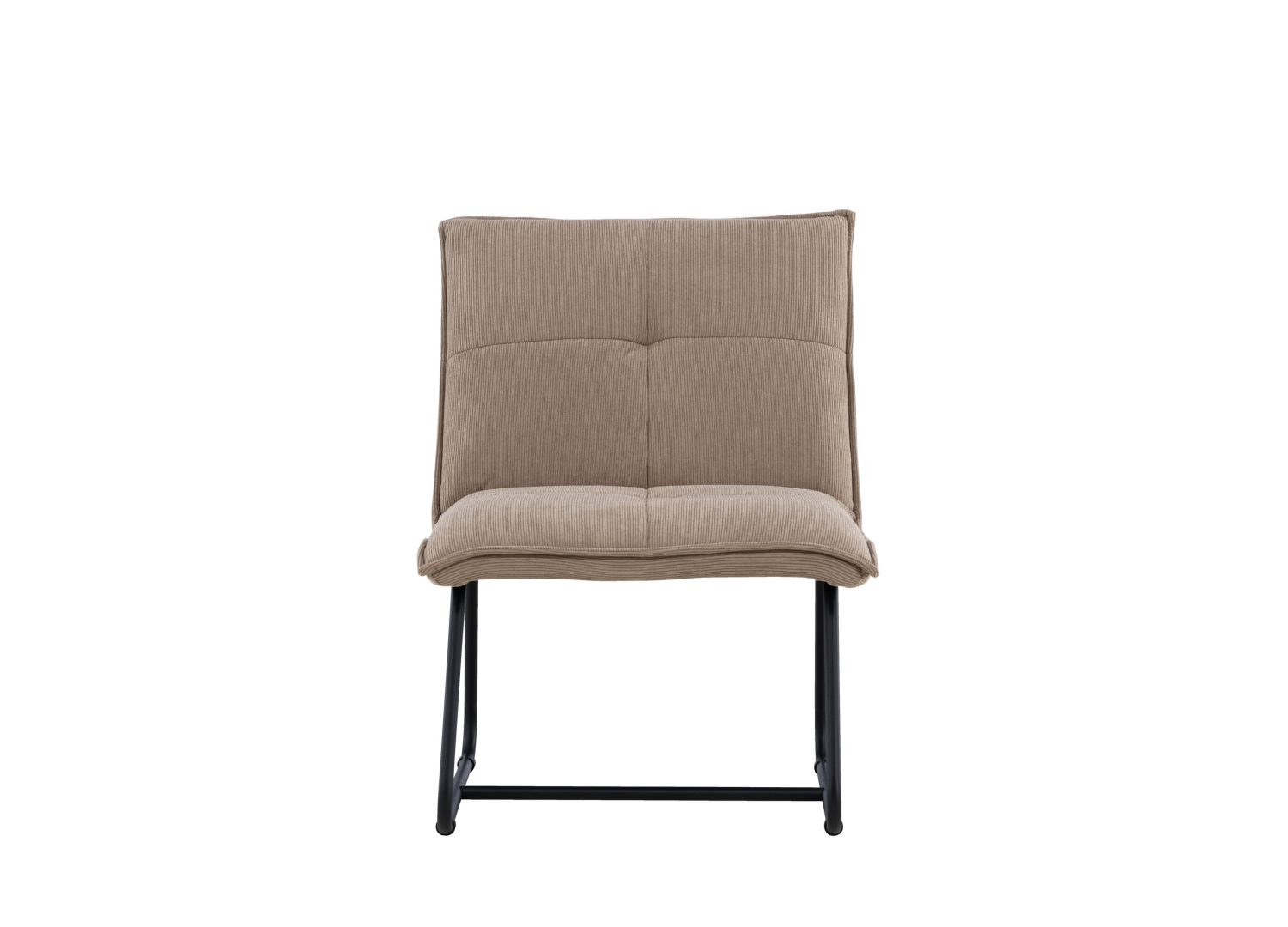 Détail du fauteuil Madison marron