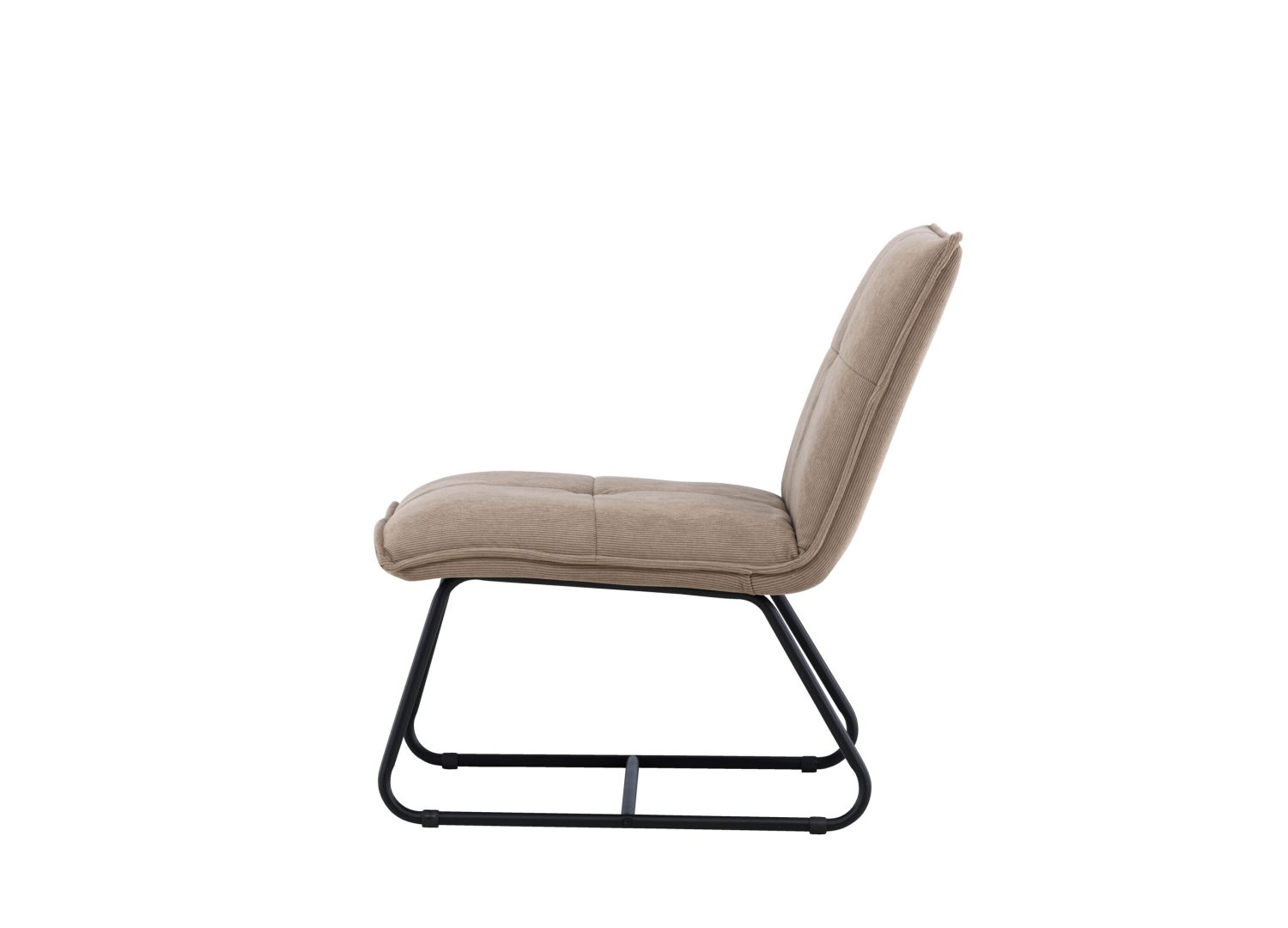 Détail du fauteuil Madison marron