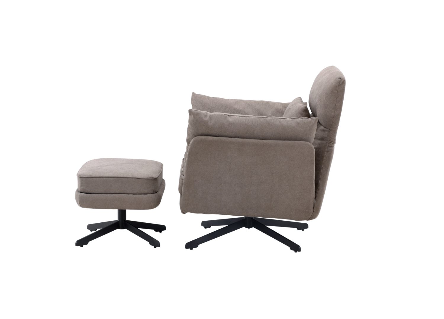 Détail du fauteuil Madrid gris