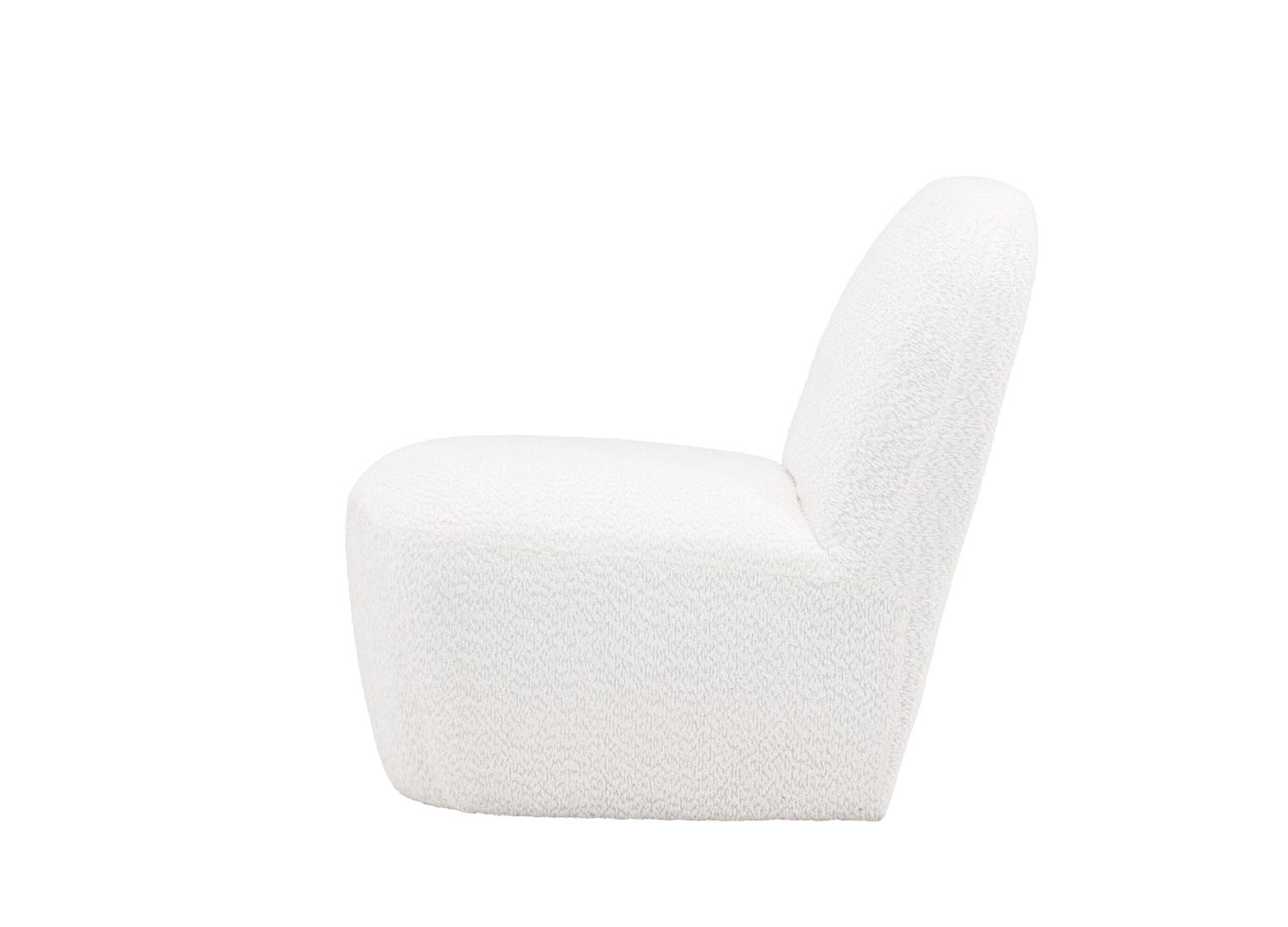 Détail du fauteuil Mahla blanc