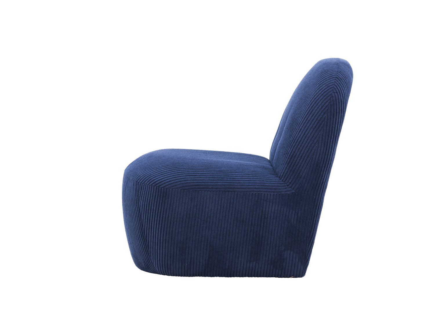 Détail du fauteuil Mahla bleu marine
