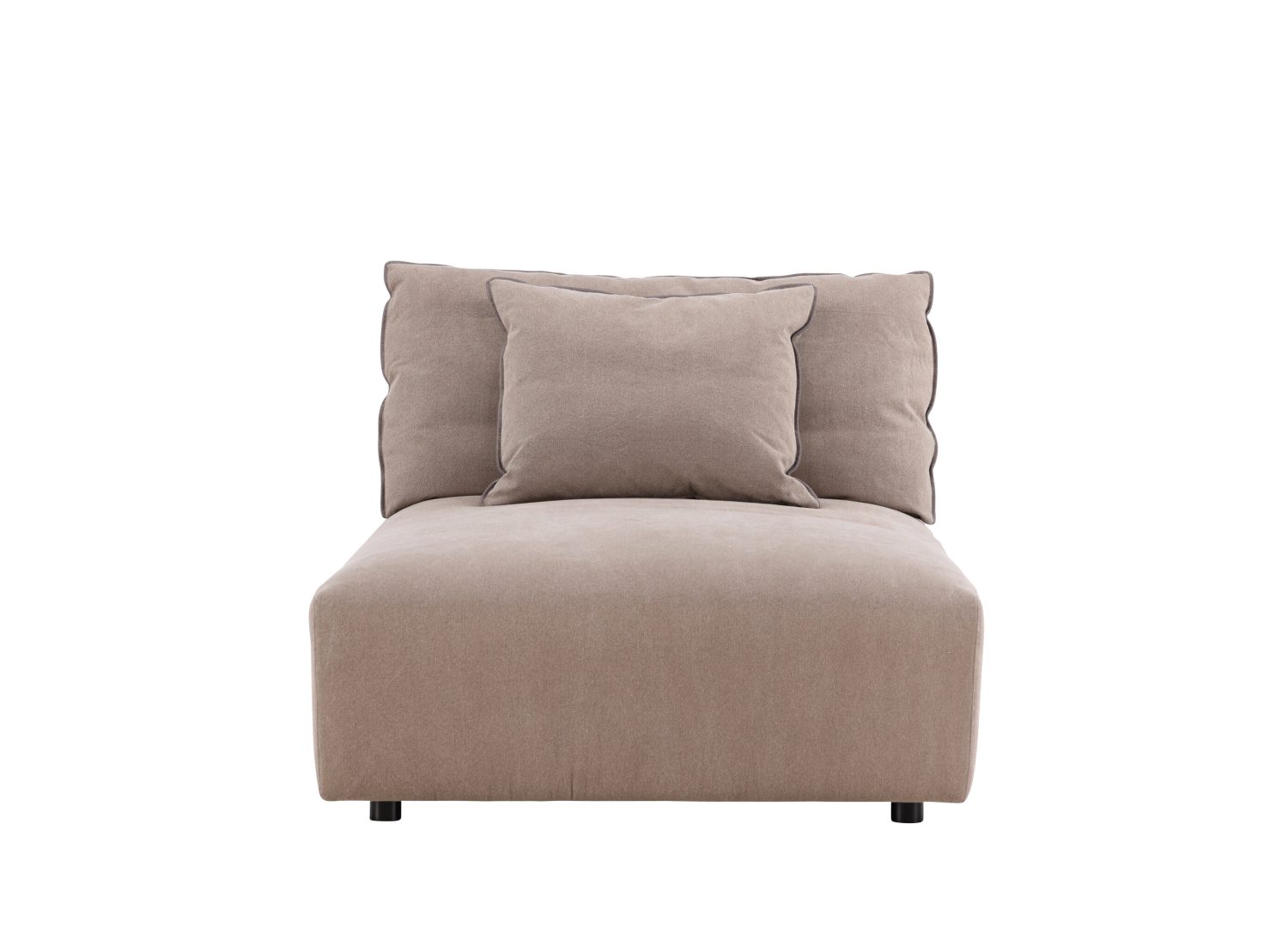 Détail du fauteuil Malö marron