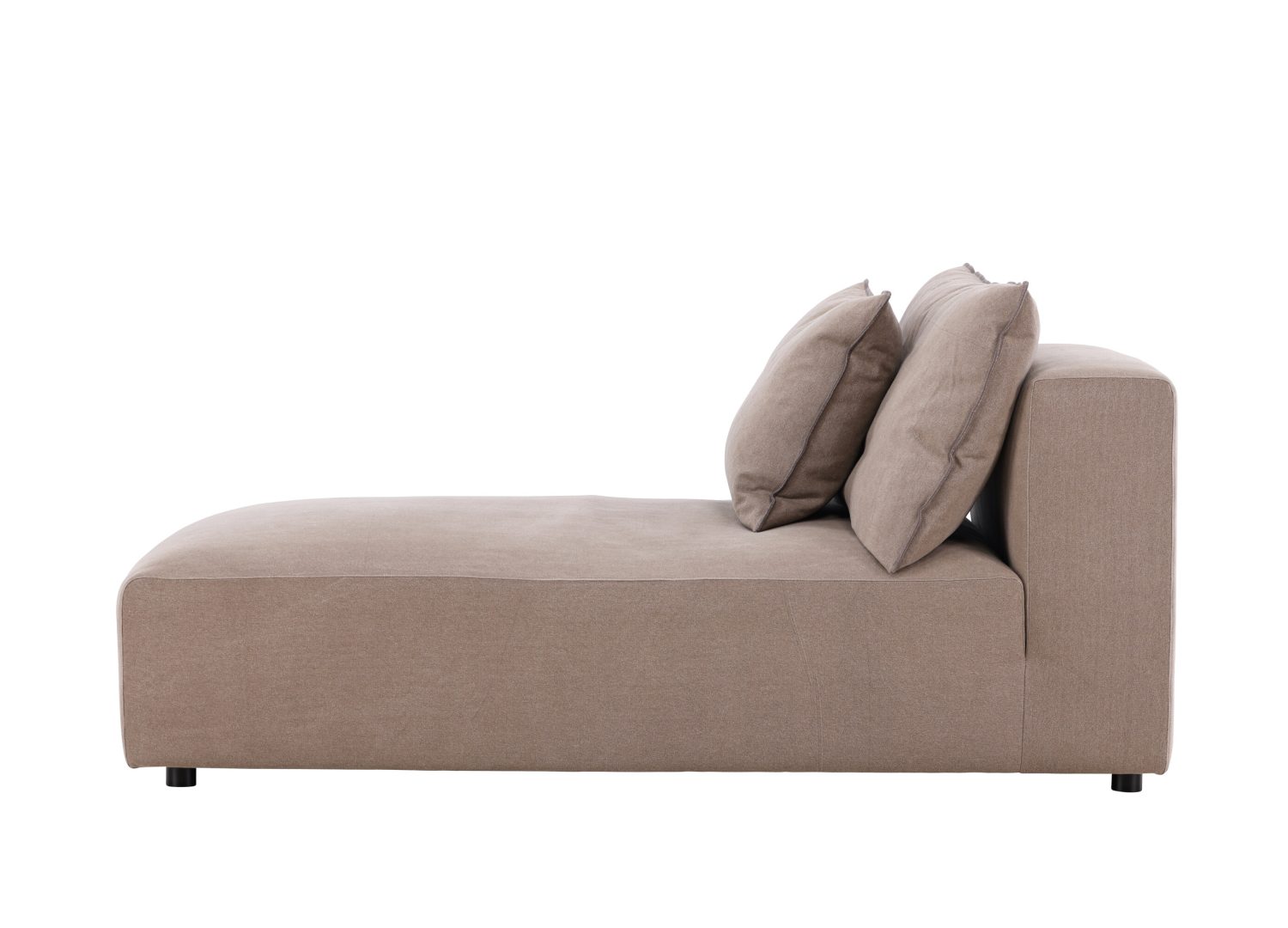 Détail du fauteuil Malö marron