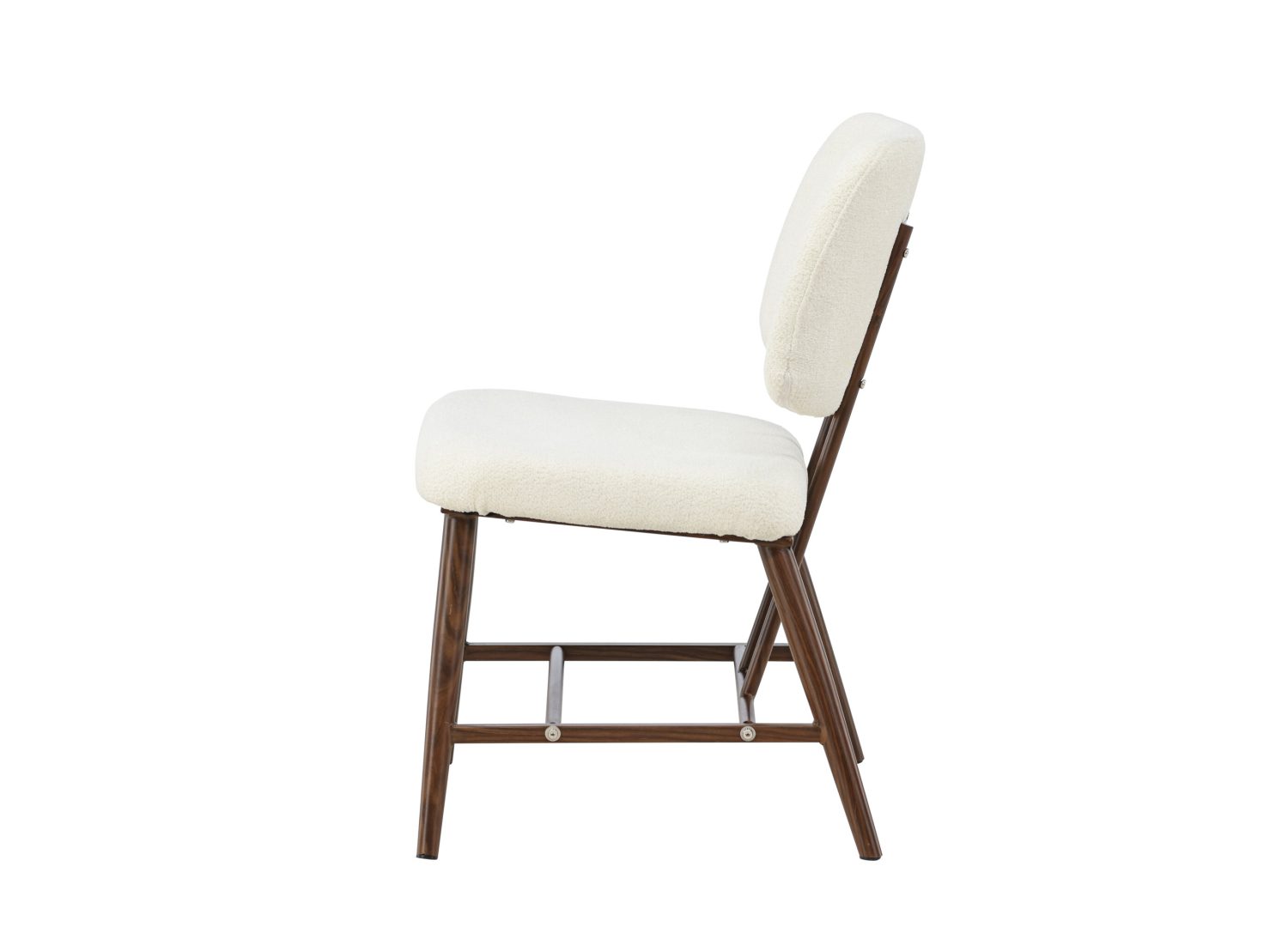 Détail du fauteuil Midland blanc