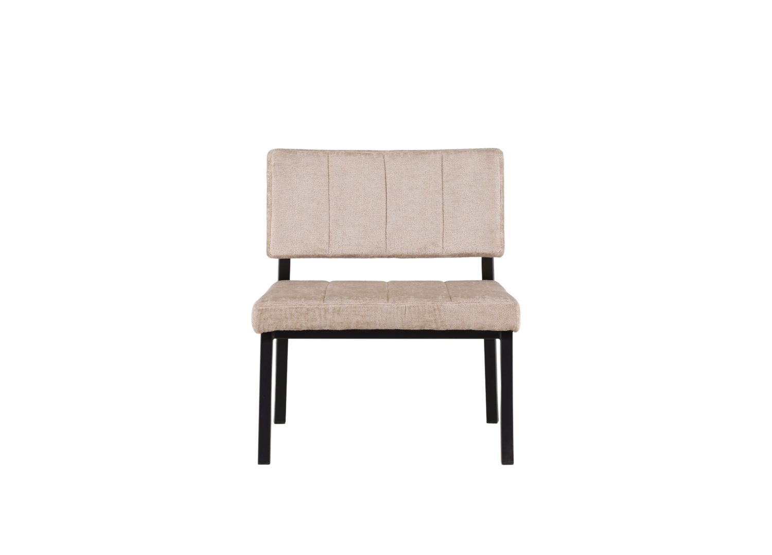 Détail du fauteuil Monett beige