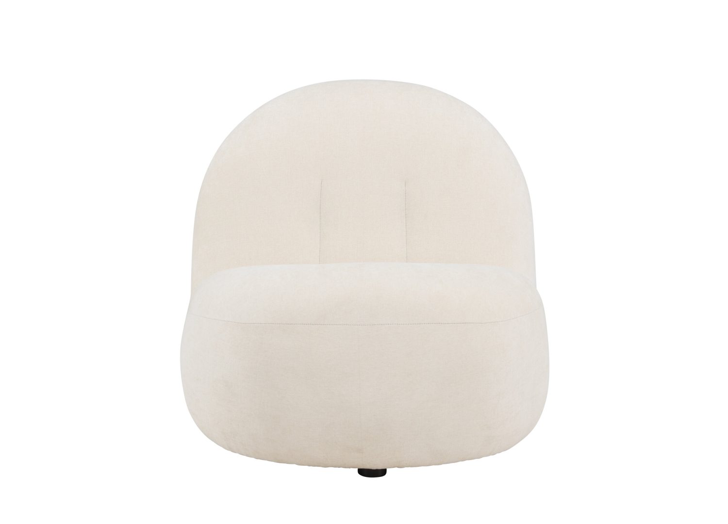 Détail du fauteuil Omaha blanc