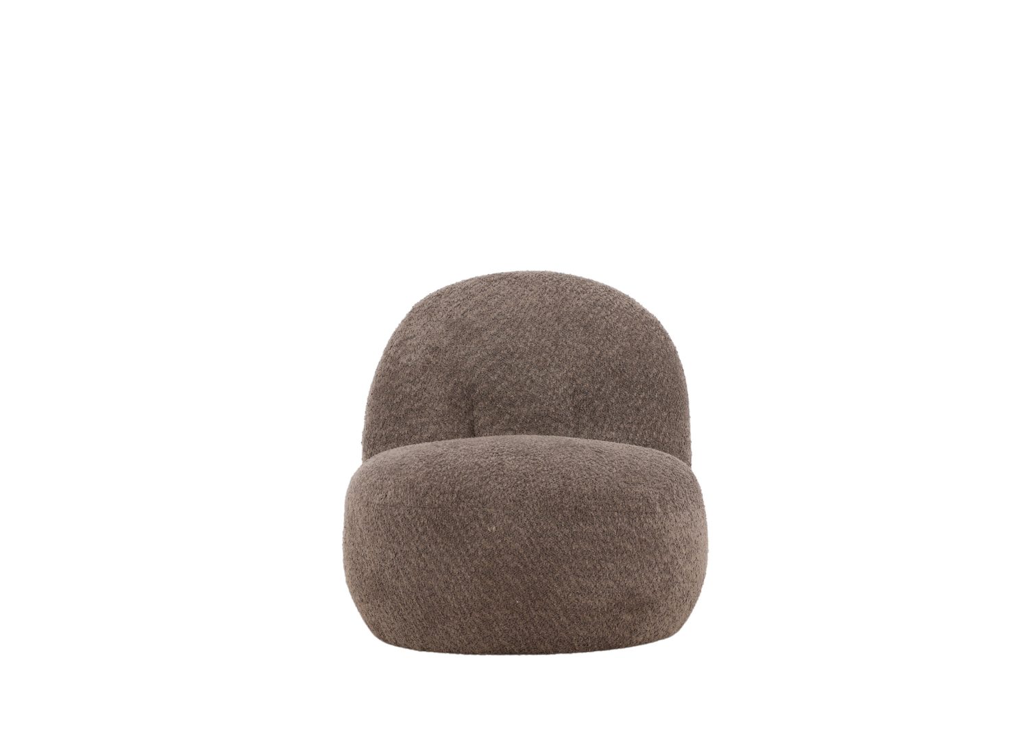 Détail du fauteuil Omaha marron