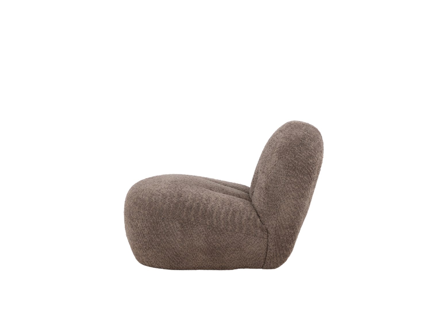 Détail du fauteuil Omaha marron