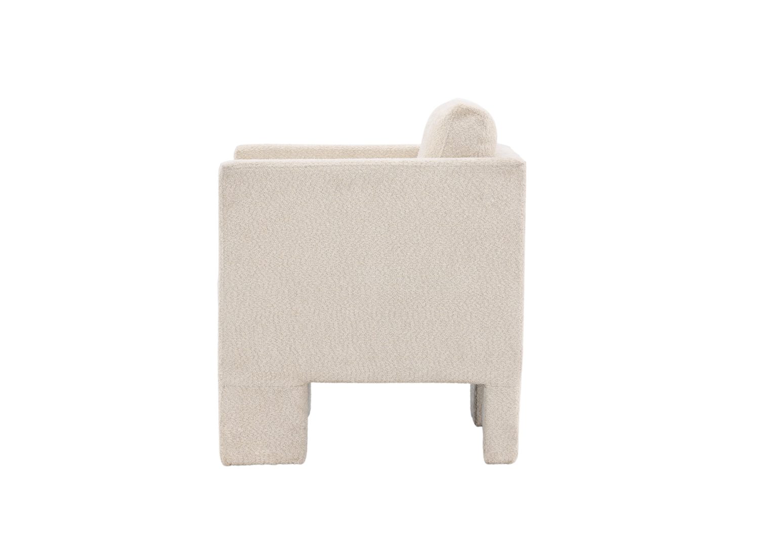 Détail du fauteuil Ragusa blanc