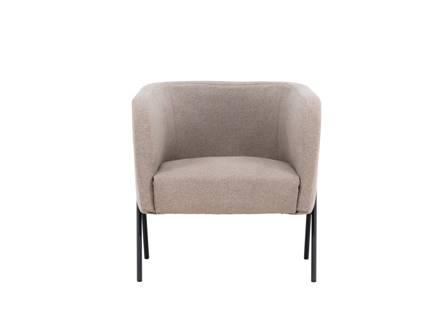 Détail du fauteuil Rika beige