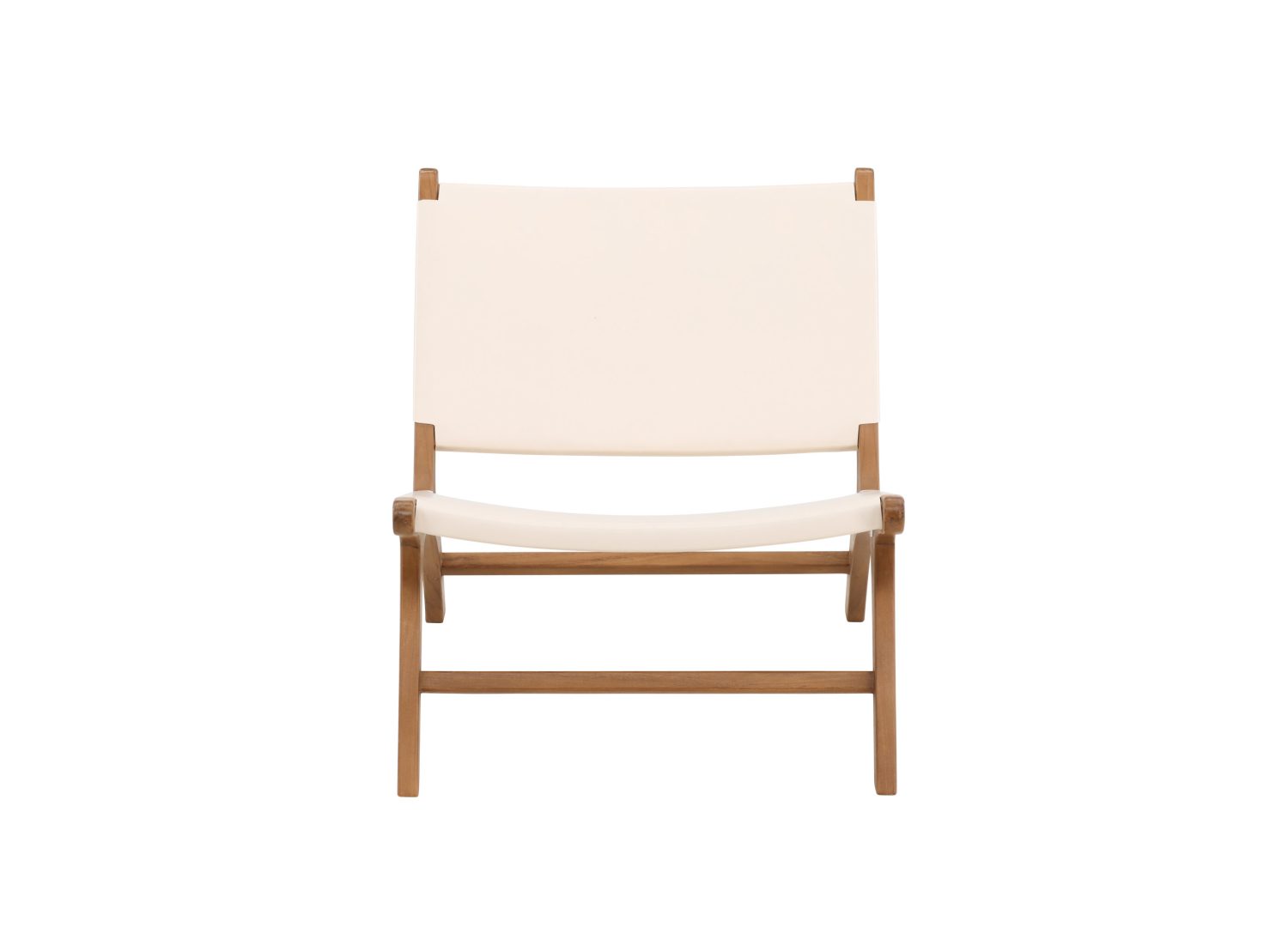 Détail du fauteuil Rike beige