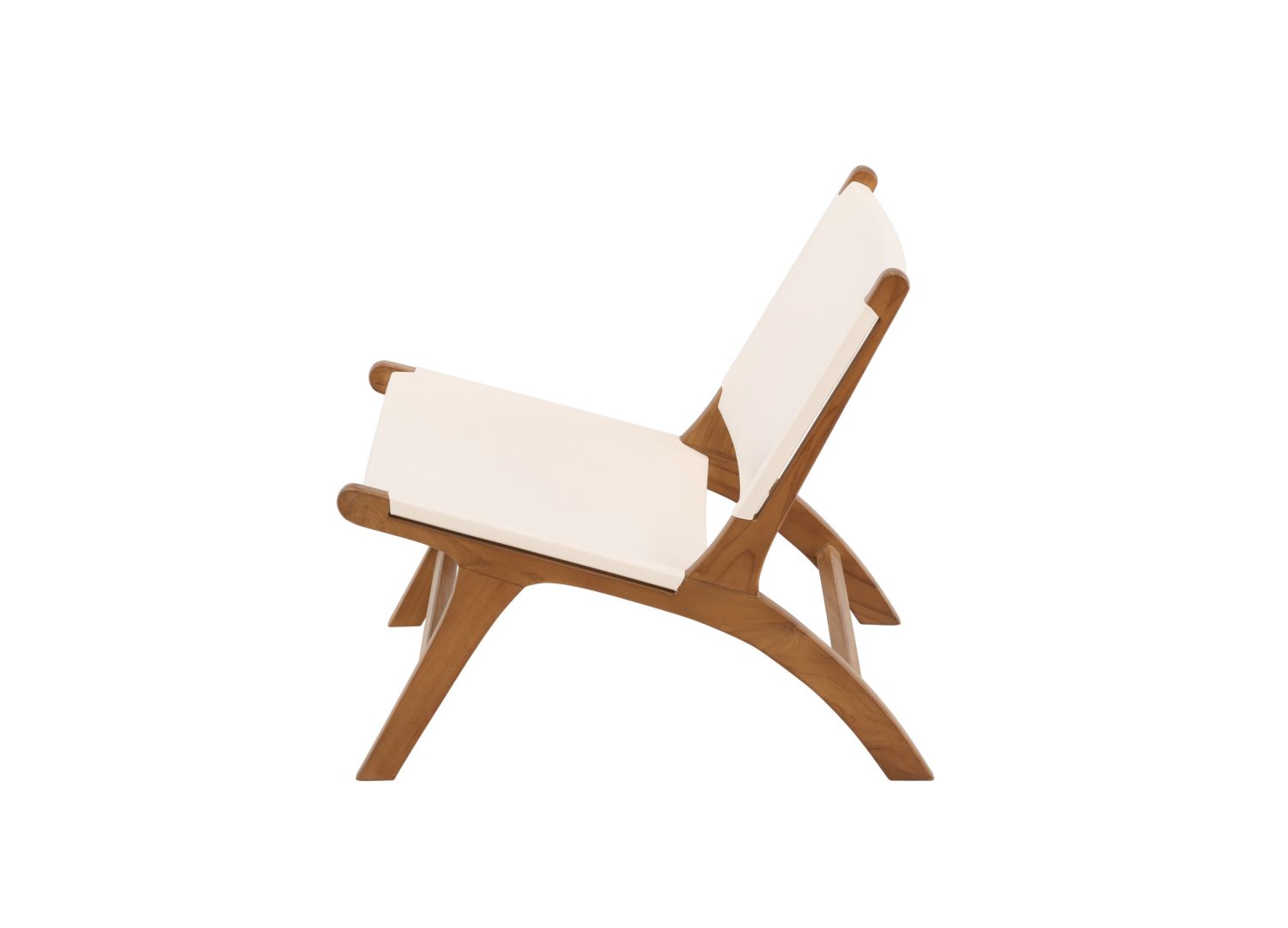 Détail du fauteuil Rike beige