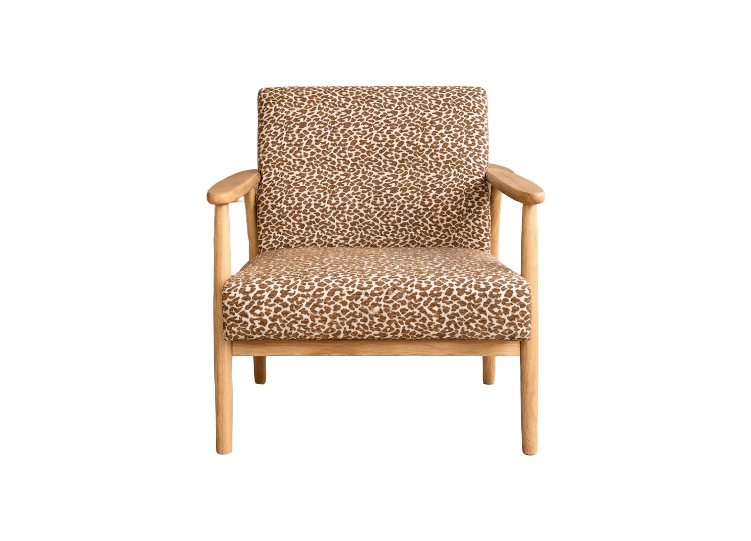 Détail du fauteuil Runbert marron