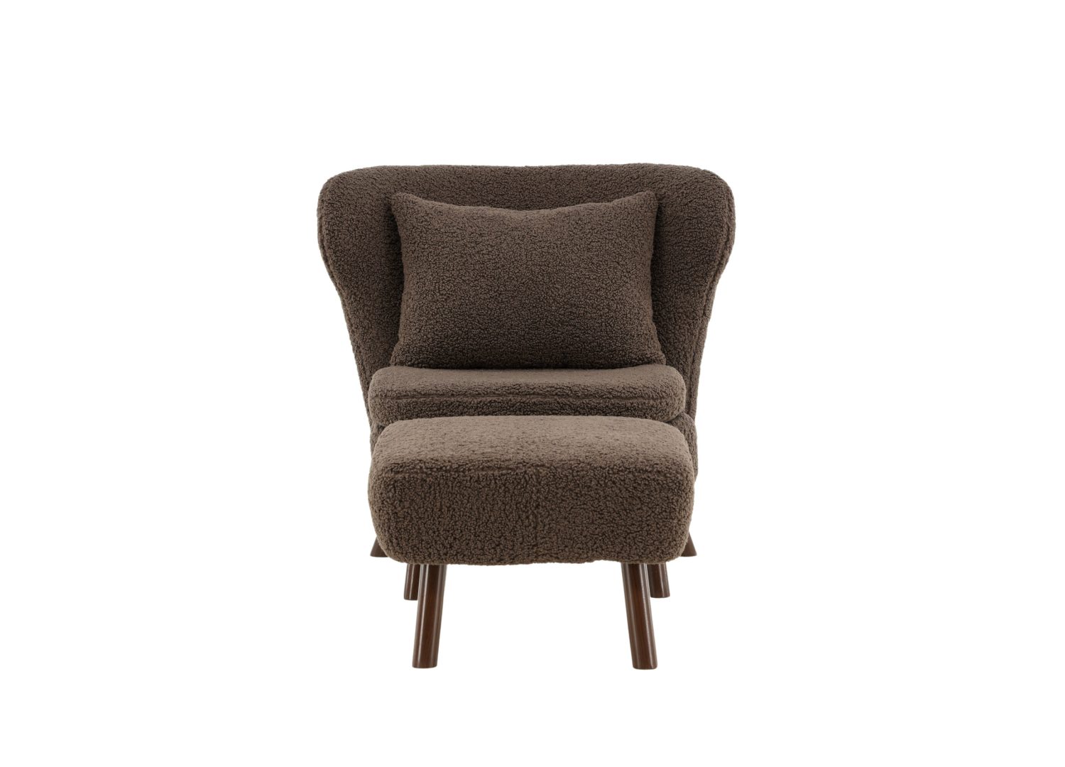 Détail du fauteuil Ryxö marron