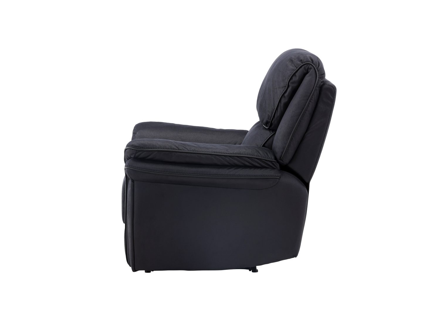 Détail du fauteuil Saranda noir