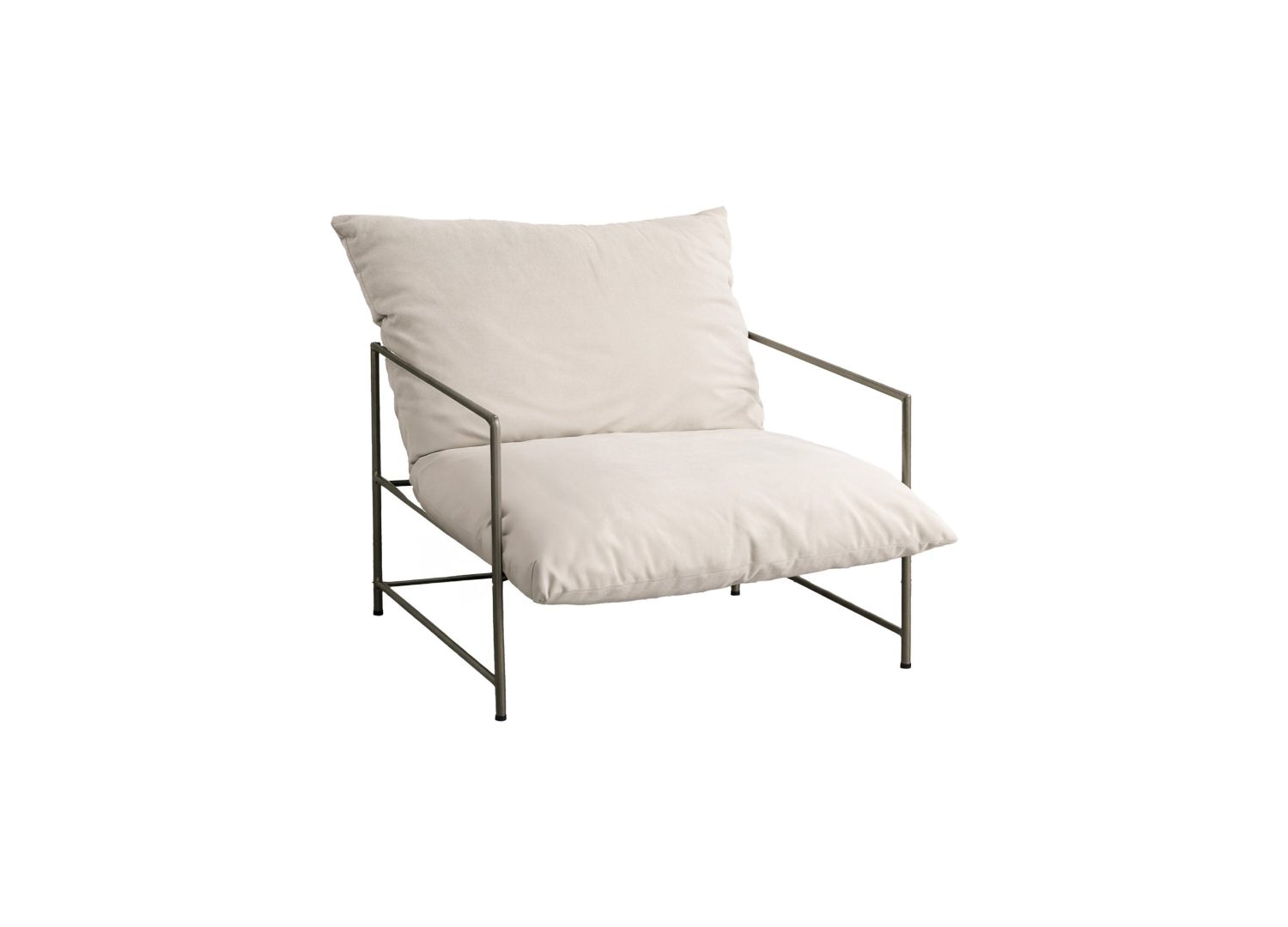 Détail du fauteuil Sedalia beige