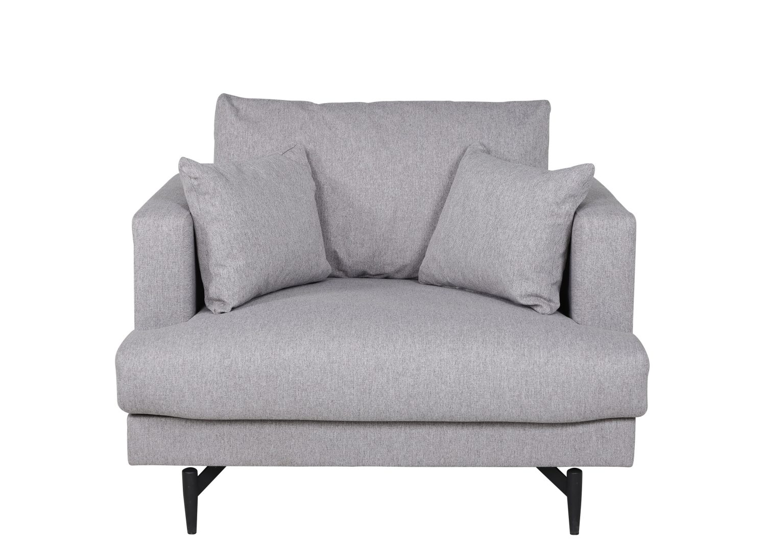 Détail du fauteuil Sofia gris