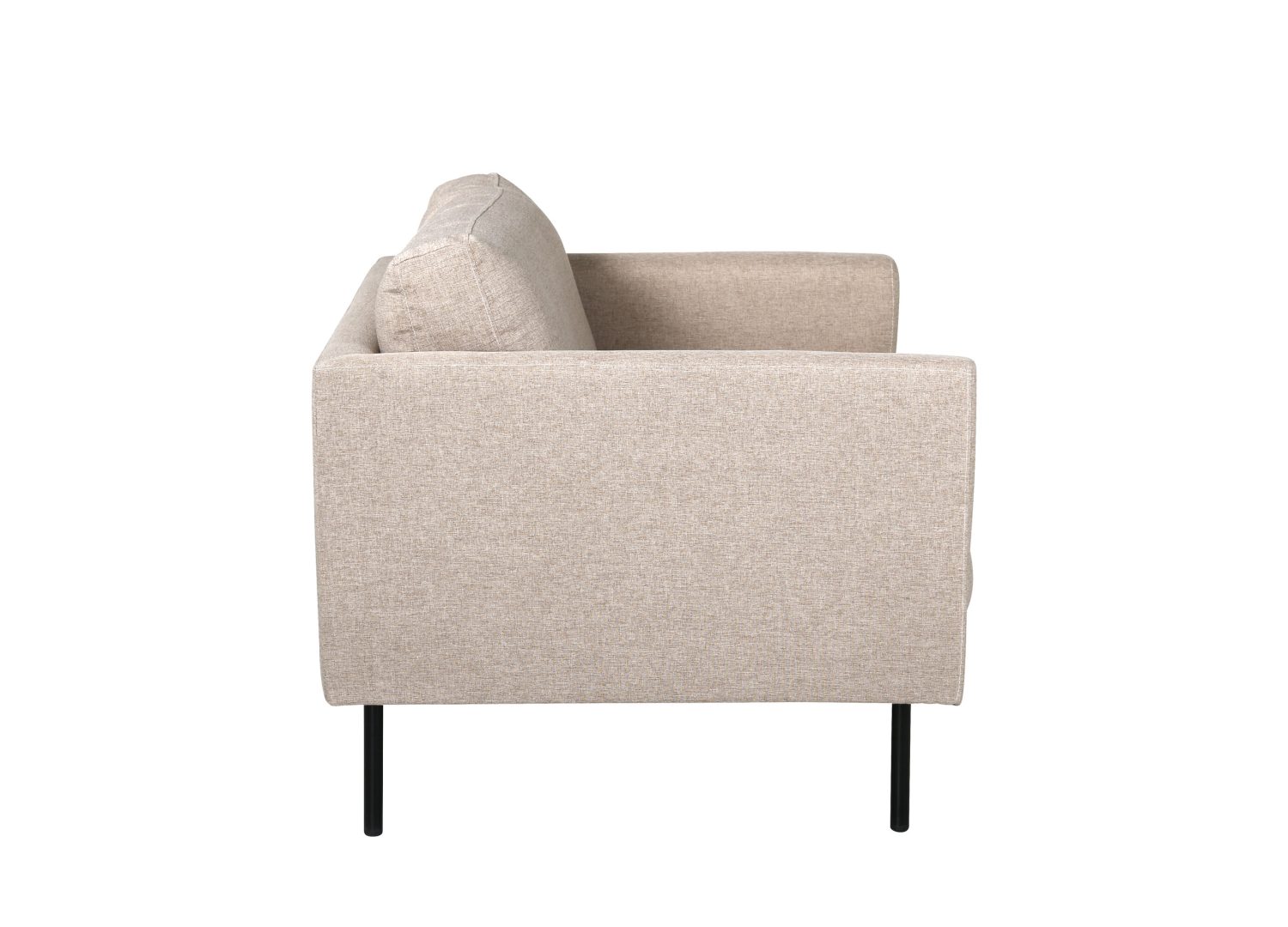 Vue produit du fauteuil Zoom en tissu beige