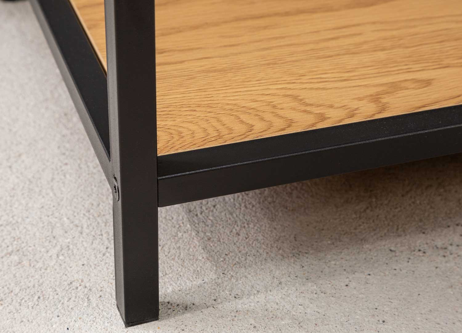 Grande étagère de rangement en bois et métal
