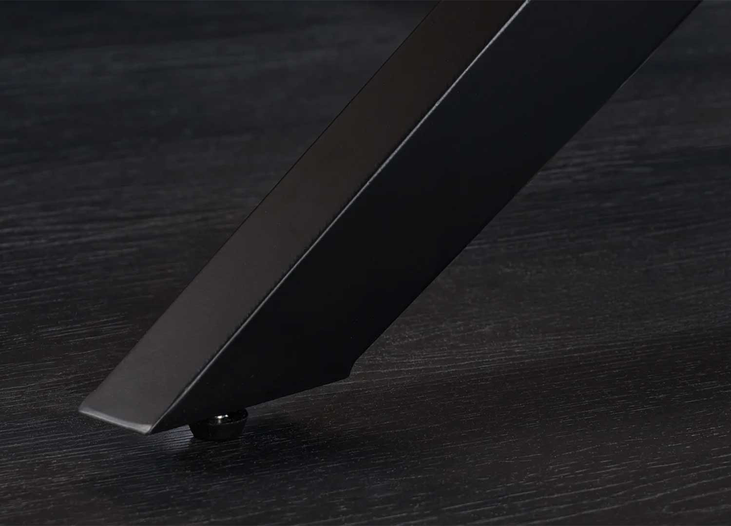 Grande table à manger rectangulaire aspect chêne 2m40 Anaya