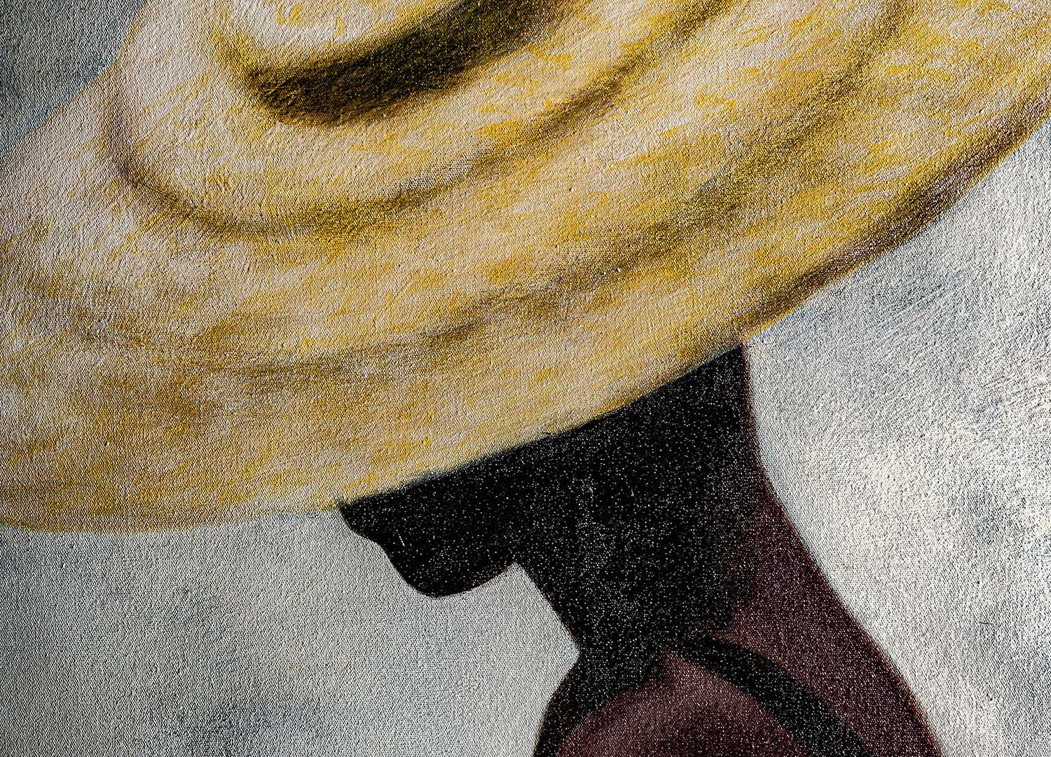 Grande toile murale XXL femme chevauchant un cheval 143x183 cm