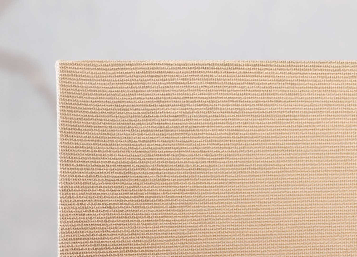 Lampadaire 165 cm bois de longane avec abat jour beige Orion