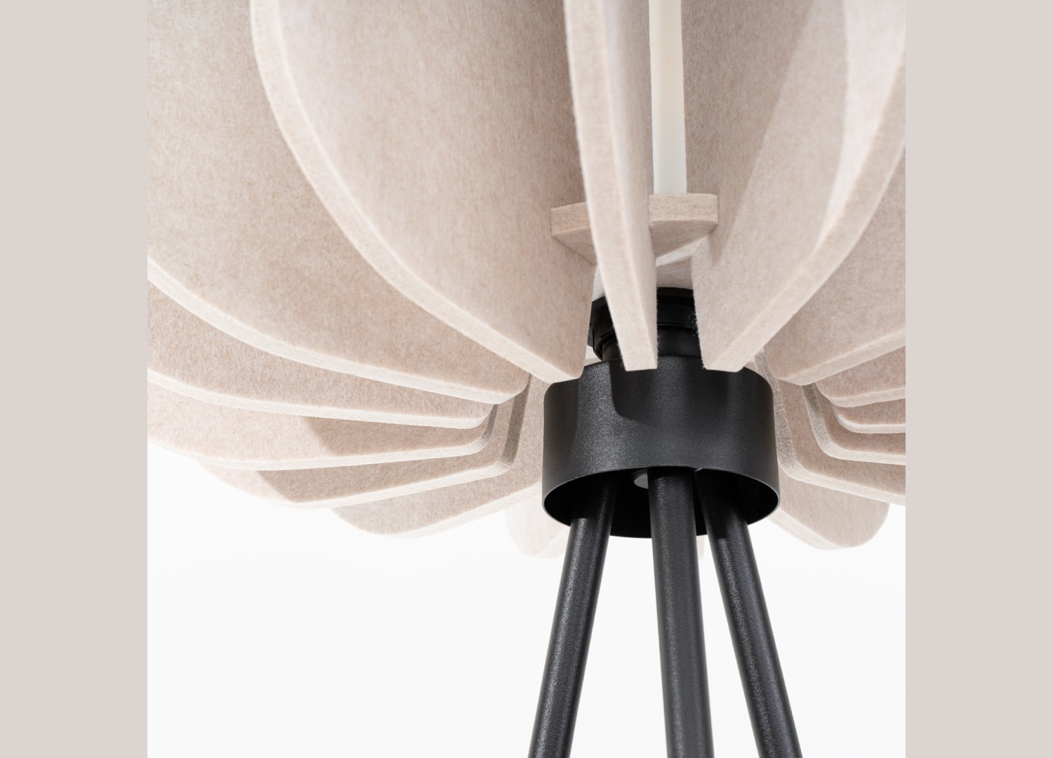Lampadaire MULA 45 beige et noir E27 – vue complémentaire 8
