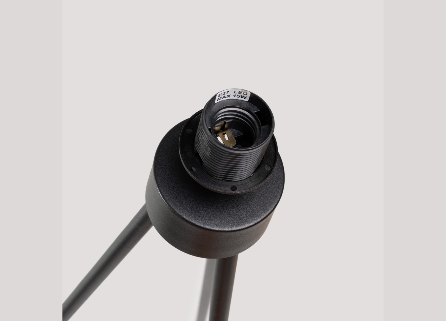 Lampadaire MULA 45 beige et noir E27 – vue complémentaire 9