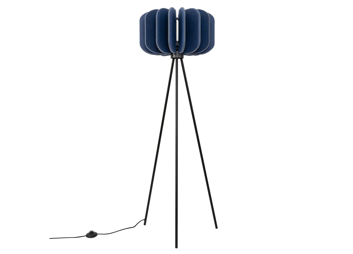 Lampadaire MULA 45 bleu marine et noir E27 – vue complémentaire 2