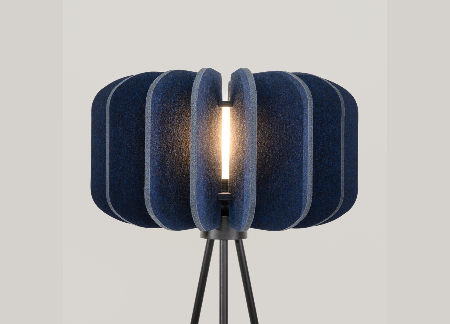 Lampadaire MULA 45 bleu marine et noir E27 – vue complémentaire 5